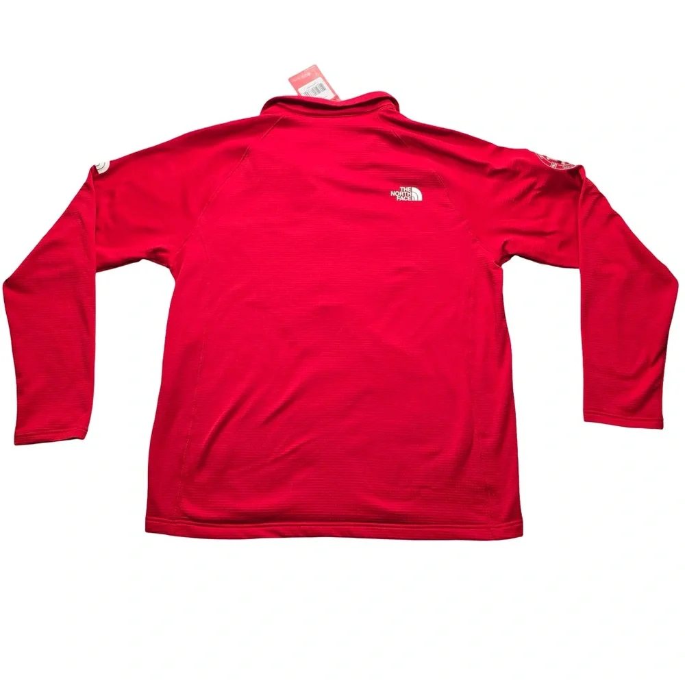 The North‎ Face 1/4 Zip Pullover Red XL NWT Corporate